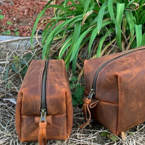 Leather Shavingkit Bag